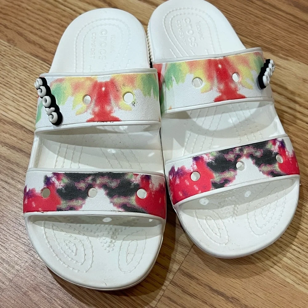 CROCS women’s size 7 flip flops - Picture 9 of 9